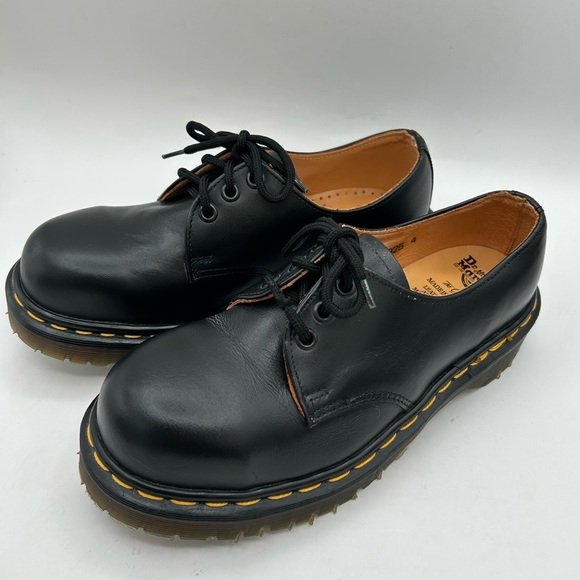 NEW VTG RARE 90s DR MARTENS 1925 3 EYE OXFORD BOOT MADE IN ENGLISH SZ 6 SHOE - Picture 3 of 15